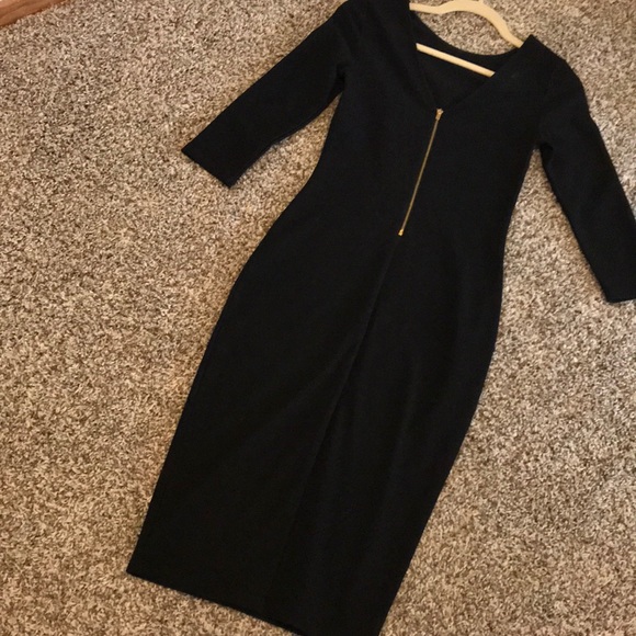 Express Black ribbed sheath dress - Picture 5 of 7